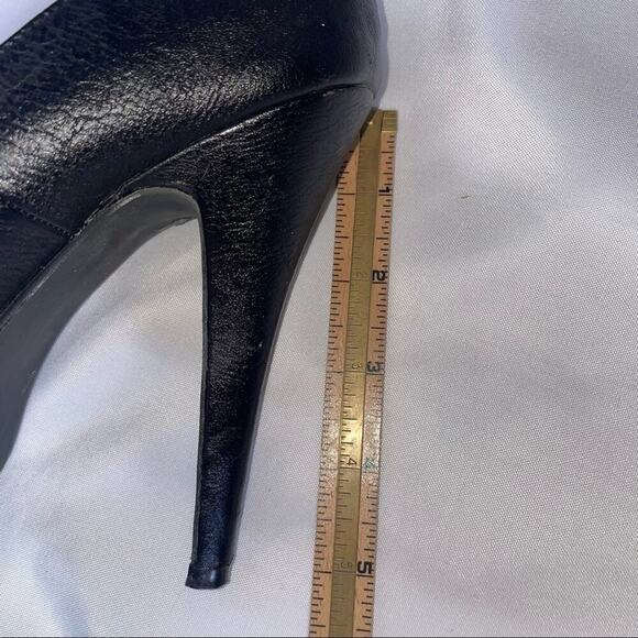 Qupid open toe tall high heels with a flower toe detailing SZ 7.5 - Picture 10 of 13